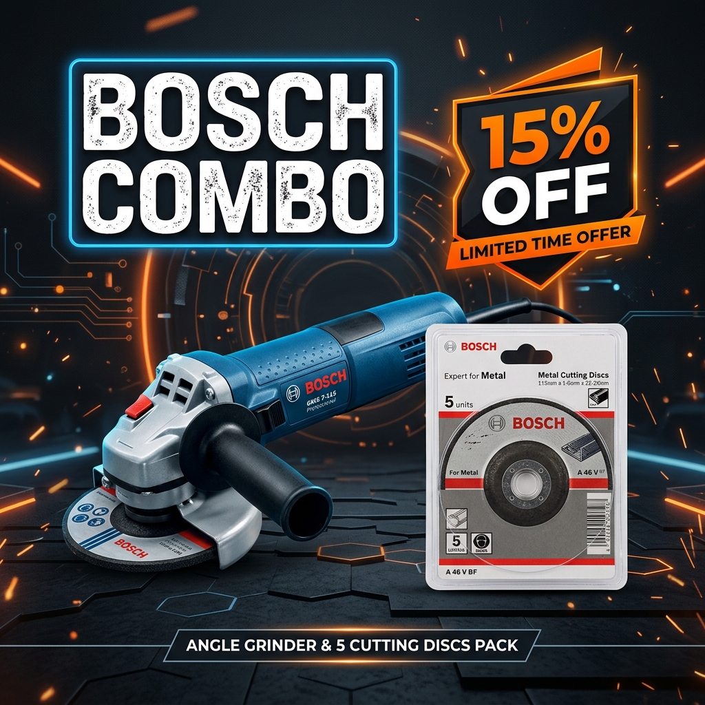 Combo Amoladora Bosch